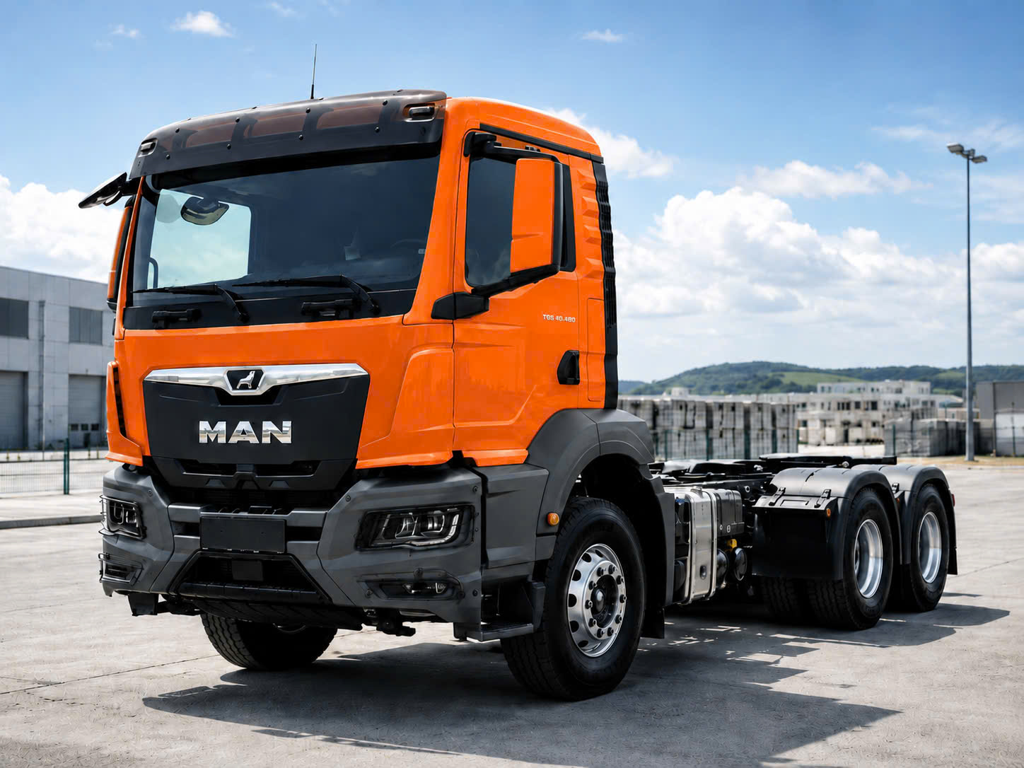 Xe đầu kéo MAN TGS 40.480 6x6 sức kéo 180 Tấn